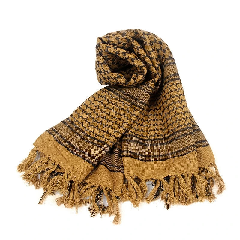 π§£π Desert Nomad β Menβs Cotton Keffiyeh & Versatile Head Wrap β¨