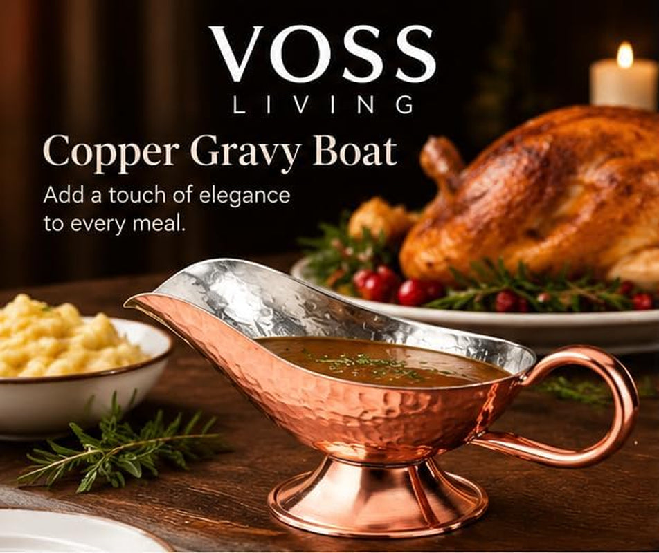 ๐งก๐ Copper Charm โ Handmade Turkish Copper Gravy Boat for Holiday Feasts โจ๐ฅ