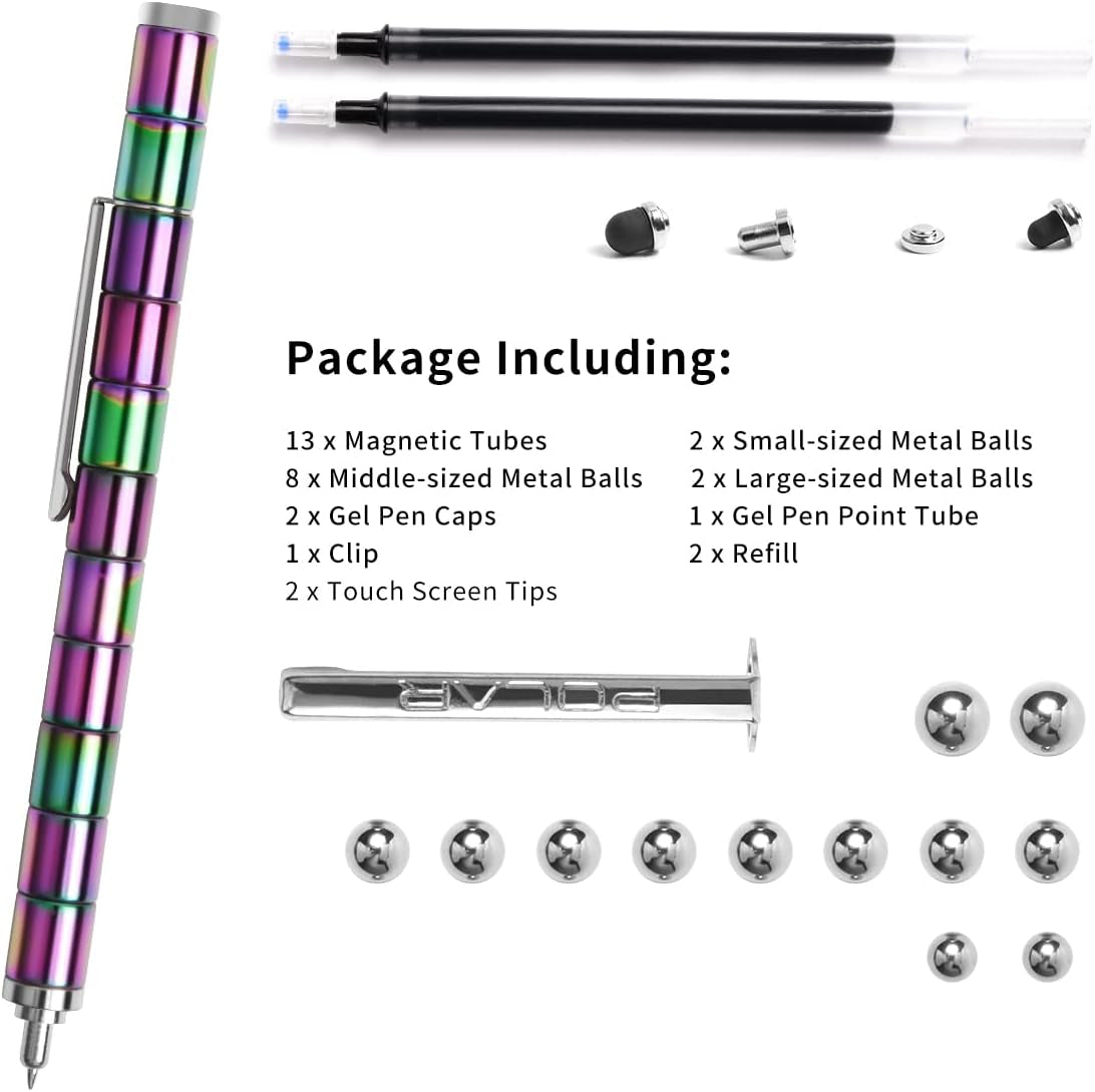 🧲 Magnetic Fidget Pen – Satisfying Desk Gadget & Stress-Relief Toy