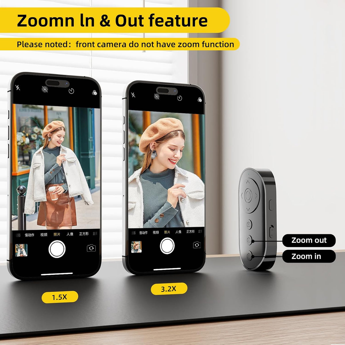 📱✨ TikTok Creator Remote – Bluetooth Camera Shutter, Zoom & Hands-Free Video Scrolling 🎥🔥