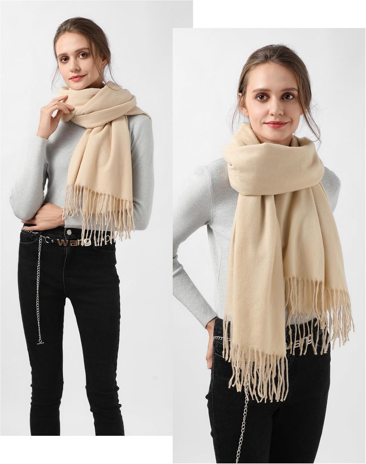 🧣✨ Cozy Luxe Winter Scarf for Women – Soft Blanket Wrap, Elegant Shawl & Chic Cold-Weather Accessory 🤎❄️