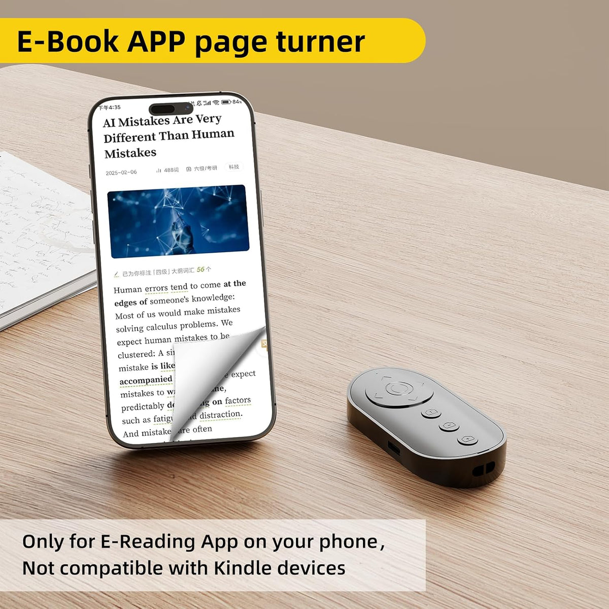 📱✨ TikTok Creator Remote – Bluetooth Camera Shutter, Zoom & Hands-Free Video Scrolling 🎥🔥