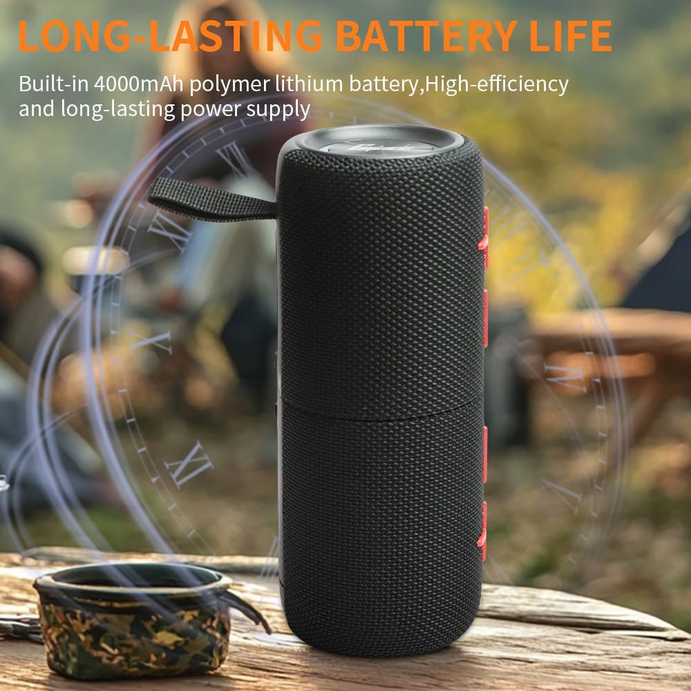Elevate Your Audio Experience with the 2-in-1 Magnetic Splittable Bluetooth Speaker - Waterproof, 20W Stereo Sound, and 24-Hour Playtime for Home, Outdoor Adventures, and Travel!