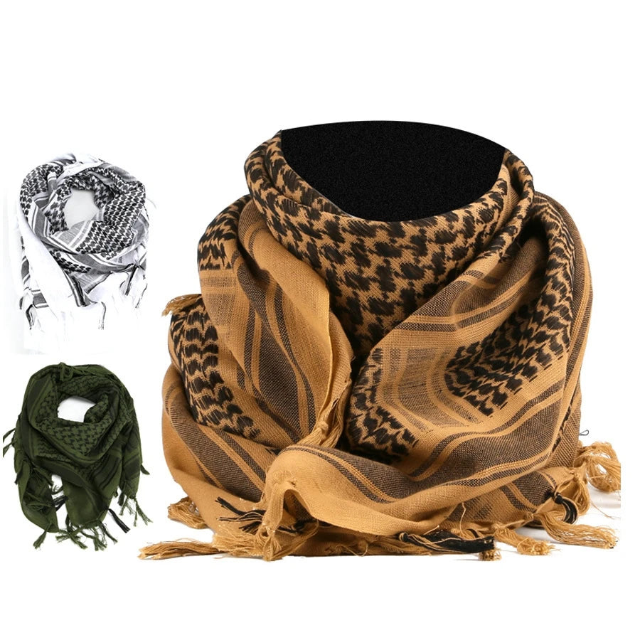 π§£π Desert Nomad β Menβs Cotton Keffiyeh & Versatile Head Wrap β¨