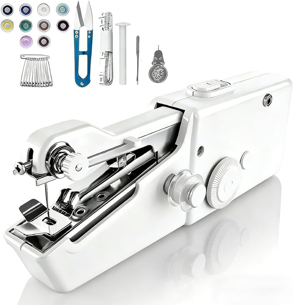 🧵✨Stitch It Anywhere – Mini Portable Electric Sewing Machine & DIY Repair Kit