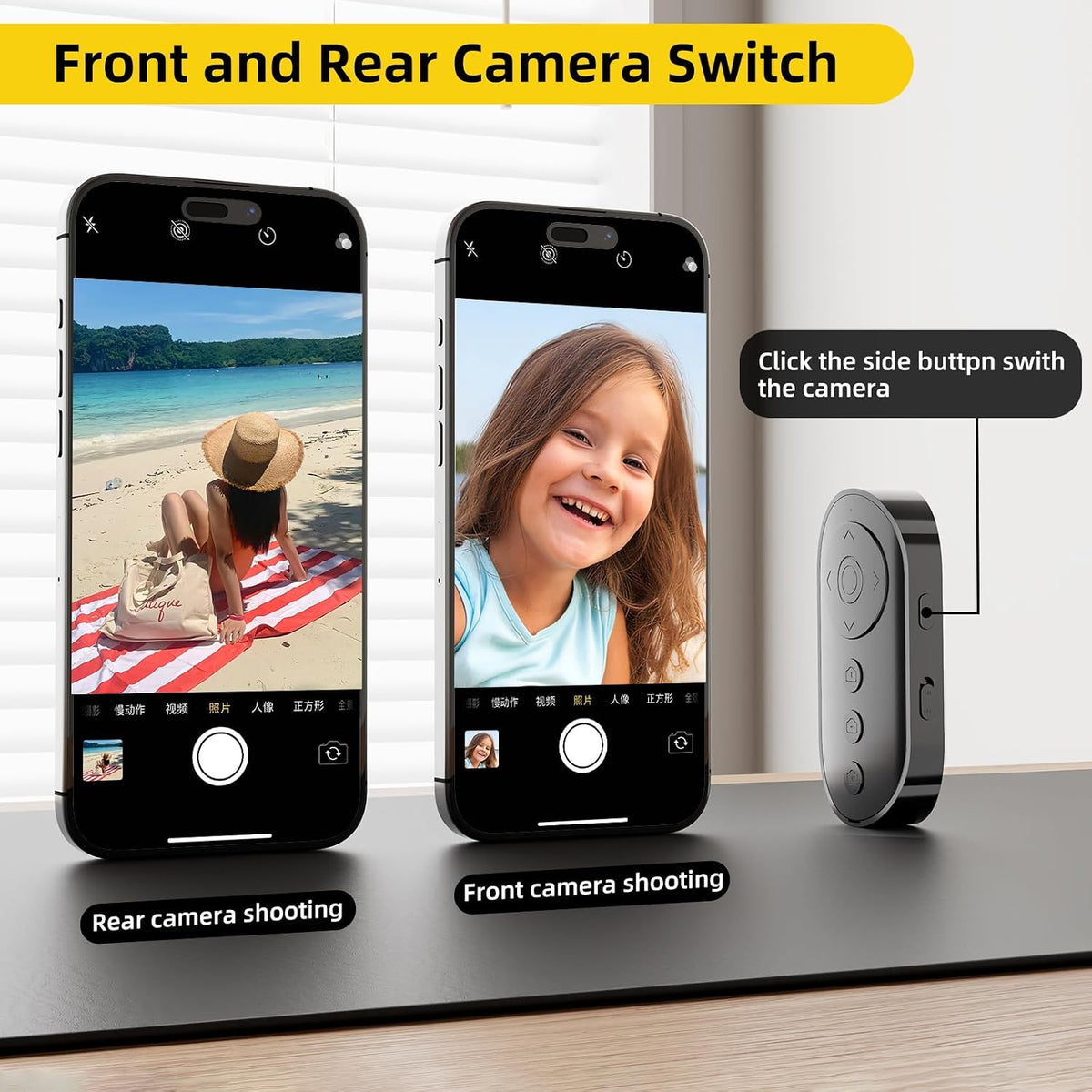 📱✨ TikTok Creator Remote – Bluetooth Camera Shutter, Zoom & Hands-Free Video Scrolling 🎥🔥
