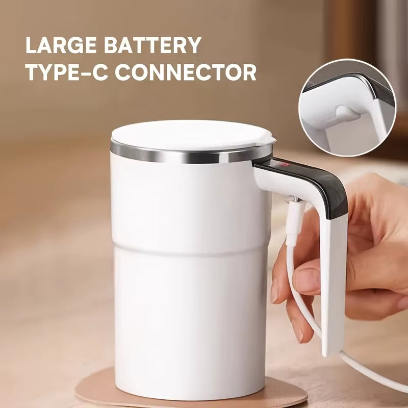 Revolutionary Smart Temperature Control Automatic Stirring Coffee Cup - Your Ultimate Rechargeable & Portable Travel Mug