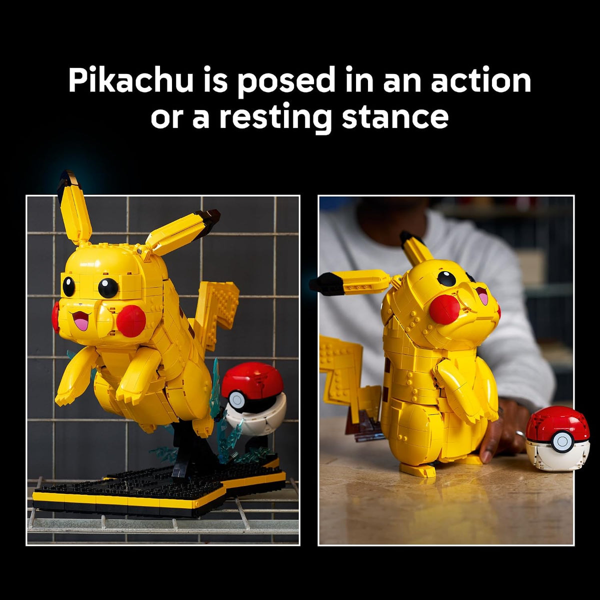 ⚡❤️ LEGO Pokémon Pikachu and Poké Ball (72152) – Collectible Building Set & Iconic Pokémon Display Model 🎮✨