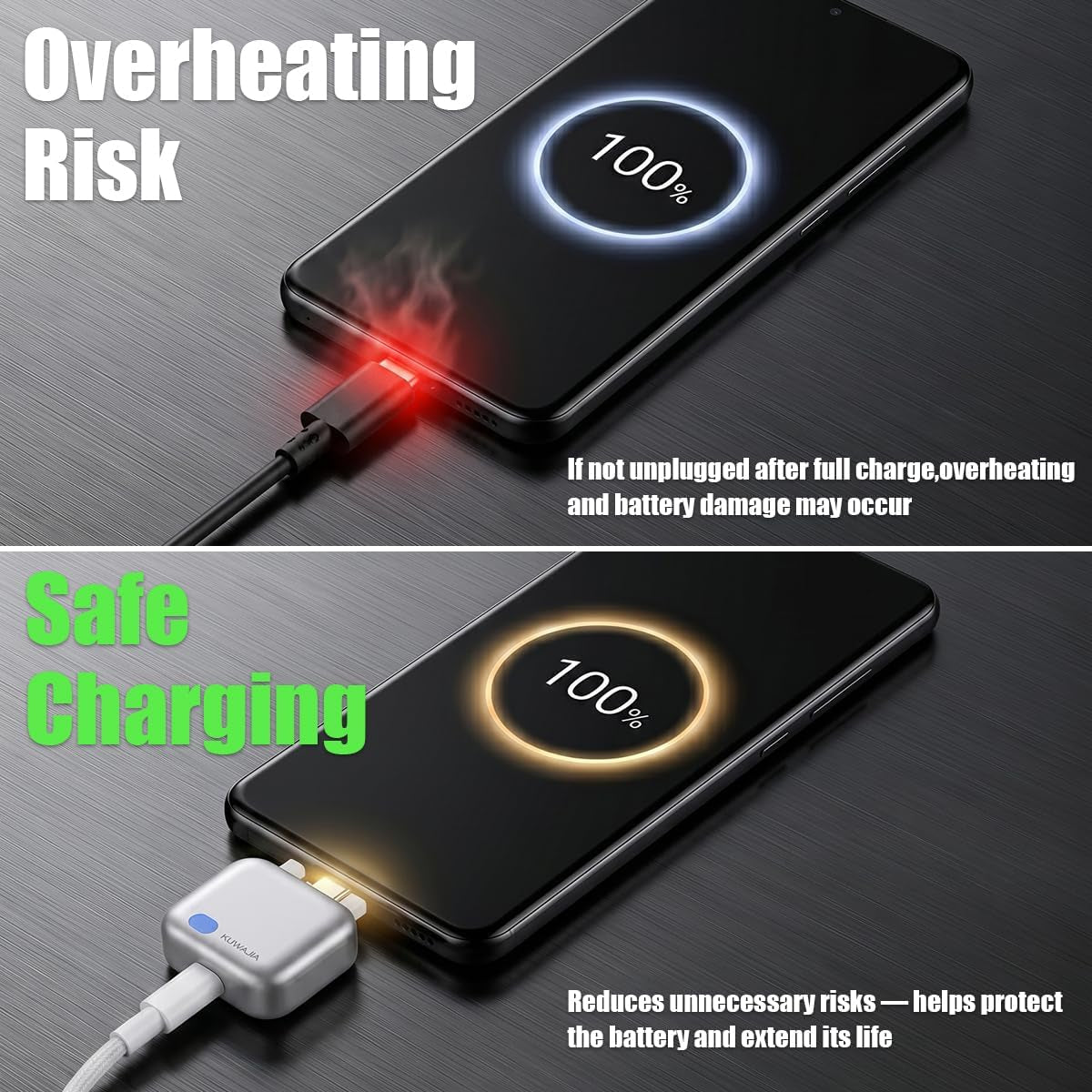 140W Smart Charger – Auto-Disconnect Fast Charging Adapter with Battery Protection ⚡