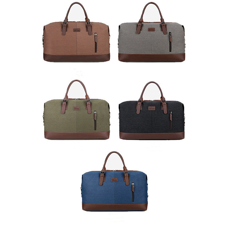 🧳✨ Pack. Go. Explore. – Men’s Canvas Travel & Gym Duffel Bag 💪🏽🌍