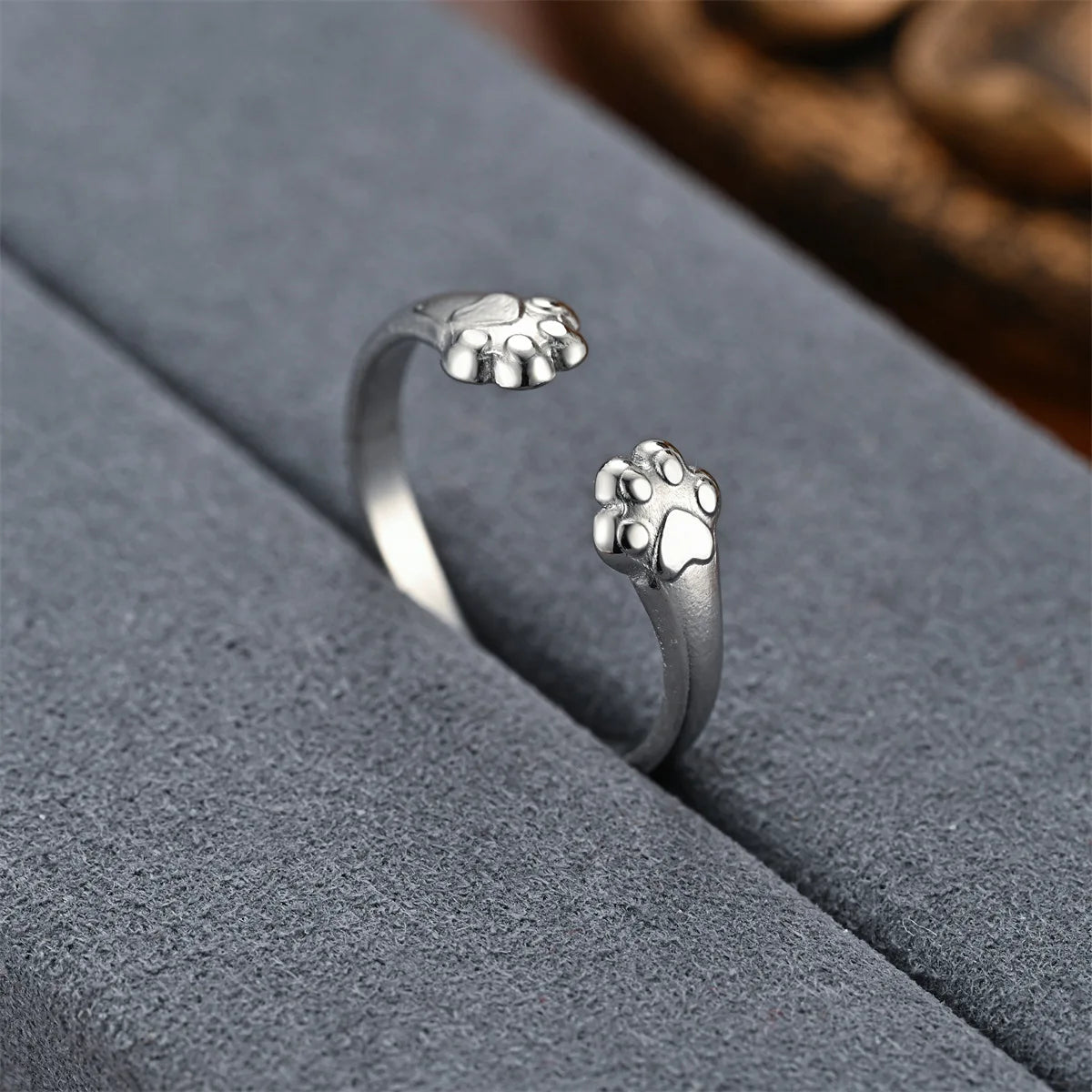 Cat Claw Statement Ring – Adjustable Stainless Steel Jewelry 🐈‍⬛✨