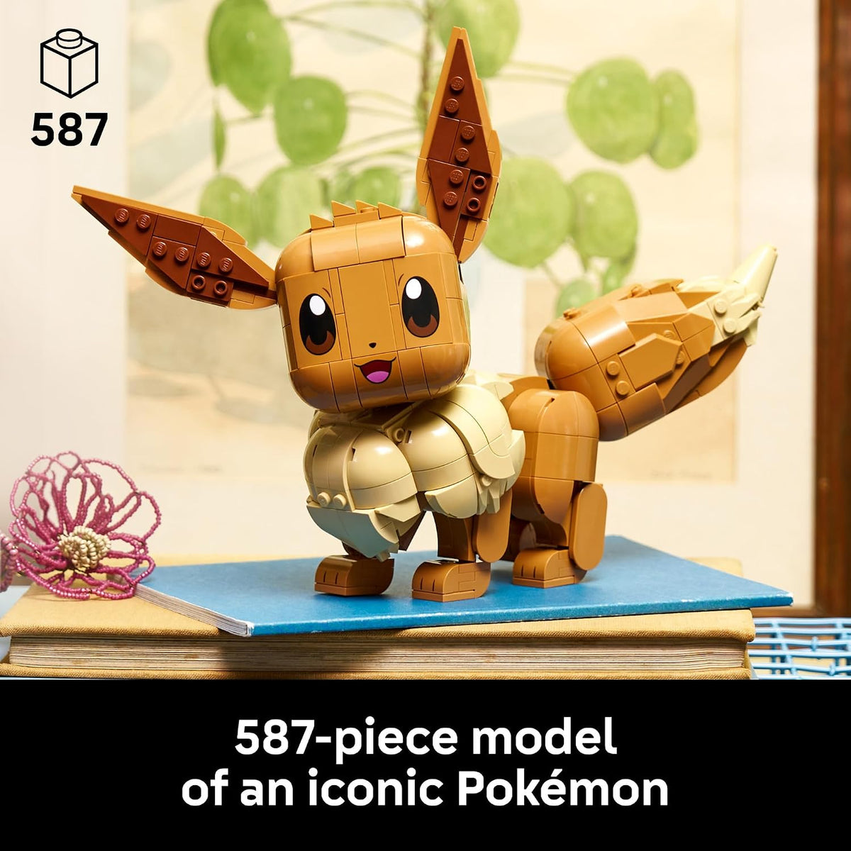 🧸🤎 LEGO Pokémon Eevee (72151) – Collectible Building Set & Adorable Pokémon Display Model ✨🎮