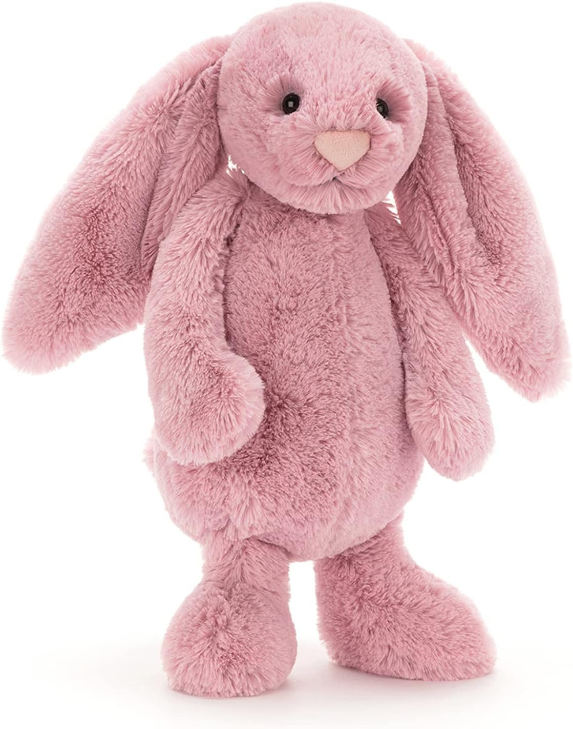 🐰🌷 Bashful Tulip Pink Bunny – 12” Soft Plush Stuffed Animal & Cuddly Gift 💕🎁