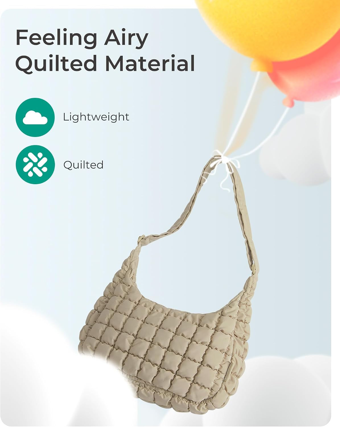 👜✨ Quilted Chic Crossbody Bag for Women – Stylish Travel Purse & Versatile Hobo Shoulder Bag 💕🌸