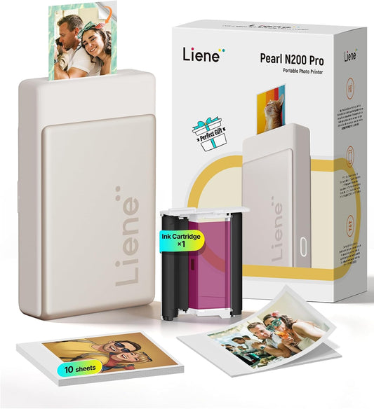 ✨ Pearl N200 Pro Mini Photo Printer – Portable Bluetooth Sticker Printer for iPhone & Smartphone