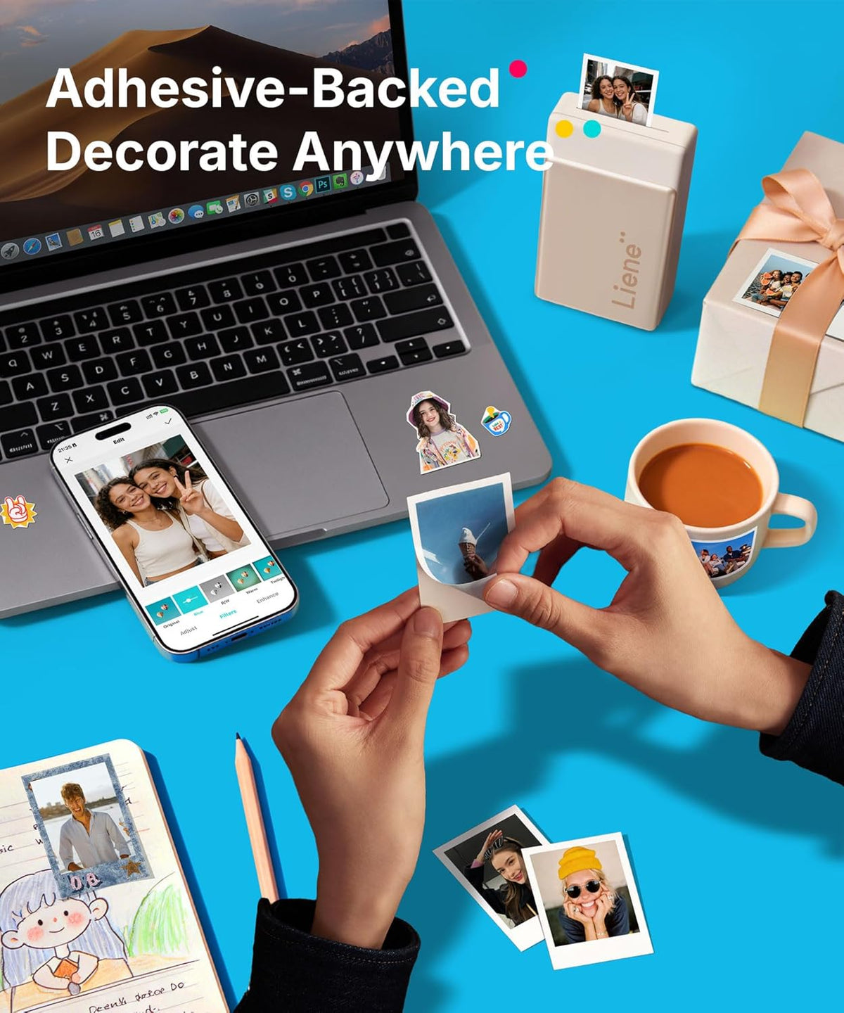 ✨ Pearl N200 Pro Mini Photo Printer – Portable Bluetooth Sticker Printer for iPhone & Smartphone