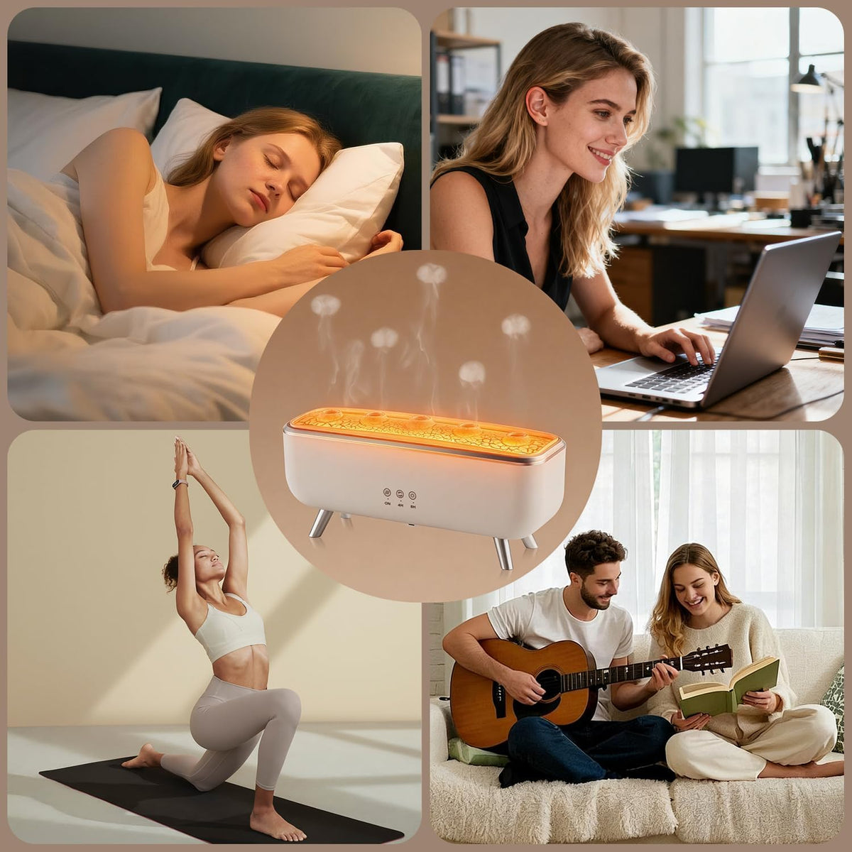 Transform Your Space with the Jellyfish Diffuser Humidifier - 300ML Ultrasonic Aromatherapy Essential Oil Diffuser with Colorful Lighting, Remote Control & 10-Hour Runtime for Large Rooms