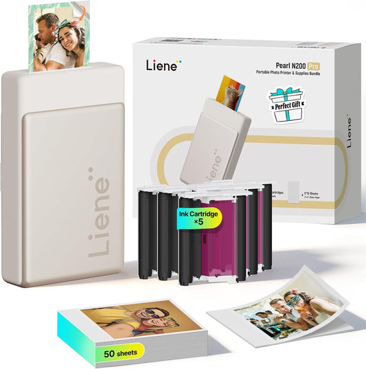 ✨ Pearl N200 Pro Mini Photo Printer – Portable Bluetooth Sticker Printer for iPhone & Smartphone