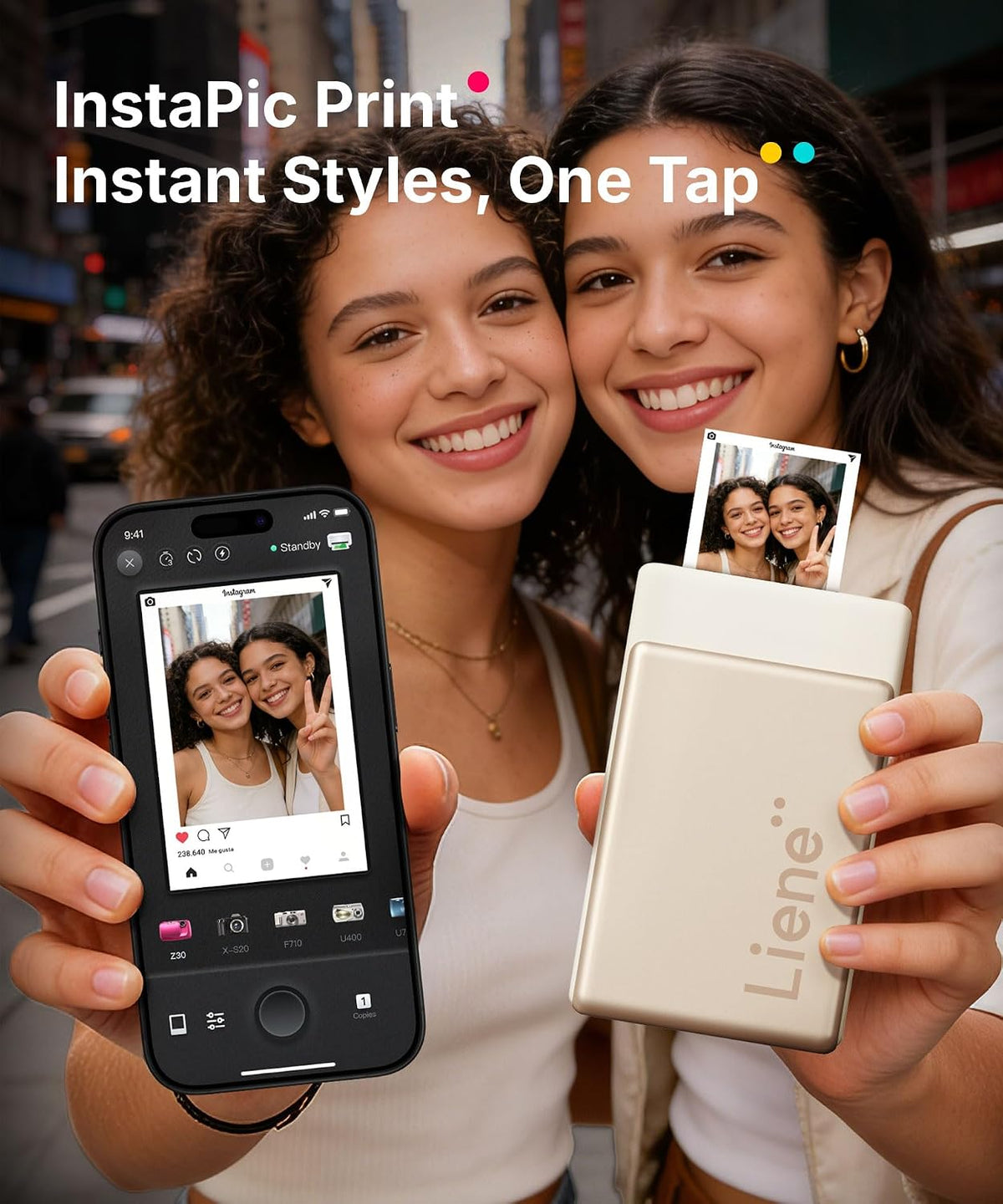 ✨ Pearl N200 Pro Mini Photo Printer – Portable Bluetooth Sticker Printer for iPhone & Smartphone