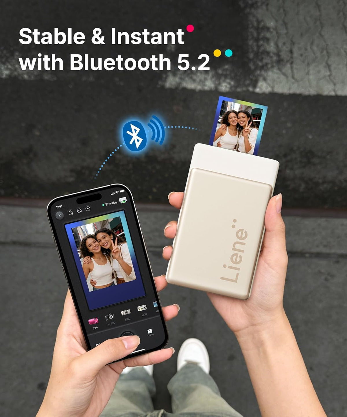 ✨ Pearl N200 Pro Mini Photo Printer – Portable Bluetooth Sticker Printer for iPhone & Smartphone