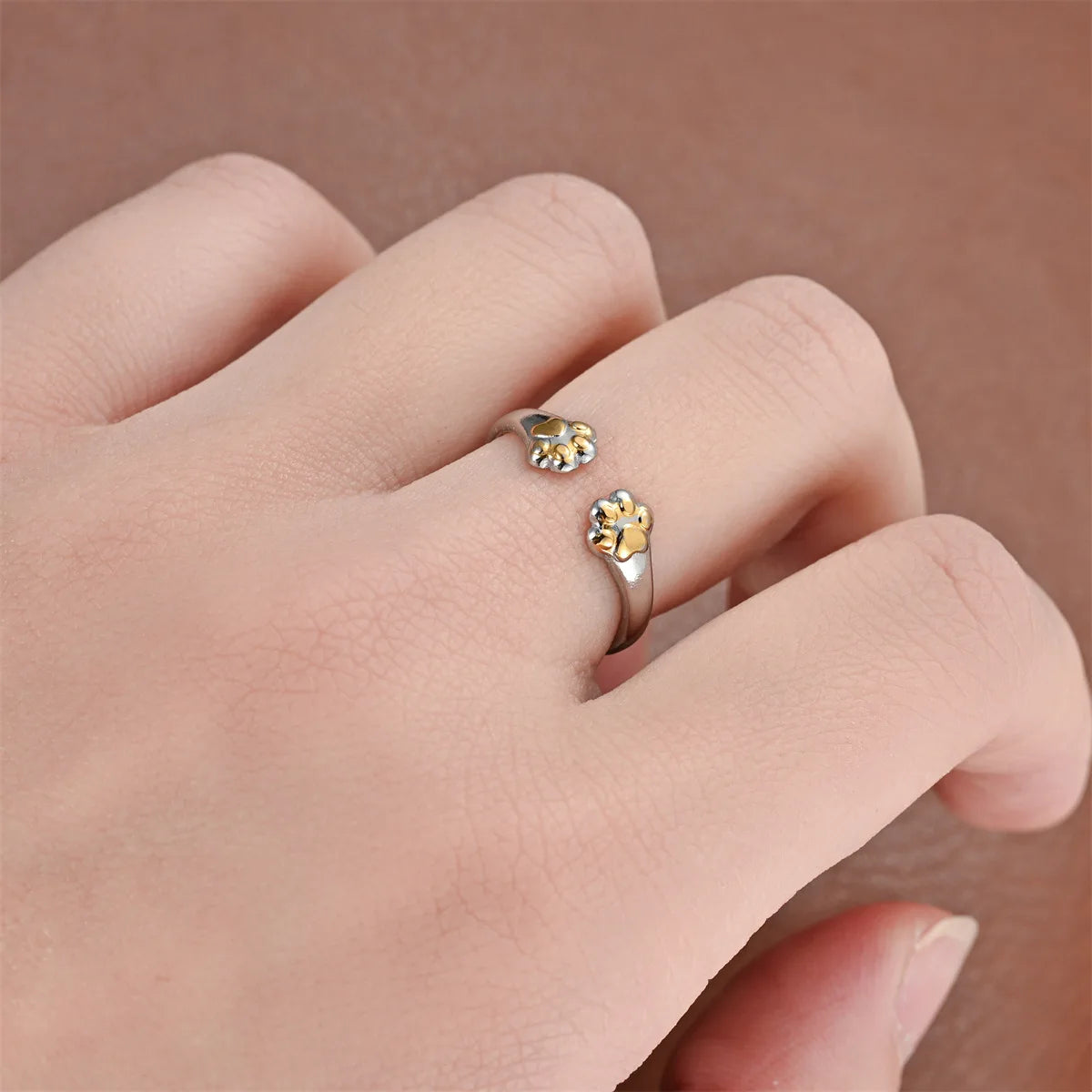 Cat Claw Statement Ring – Adjustable Stainless Steel Jewelry 🐈‍⬛✨
