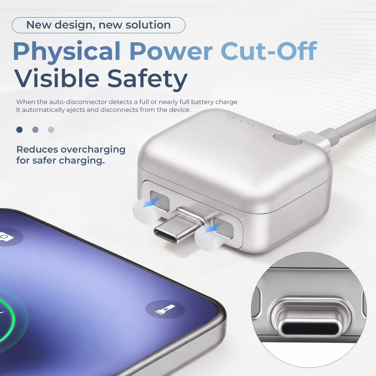 140W Smart Charger – Auto-Disconnect Fast Charging Adapter with Battery Protection ⚡
