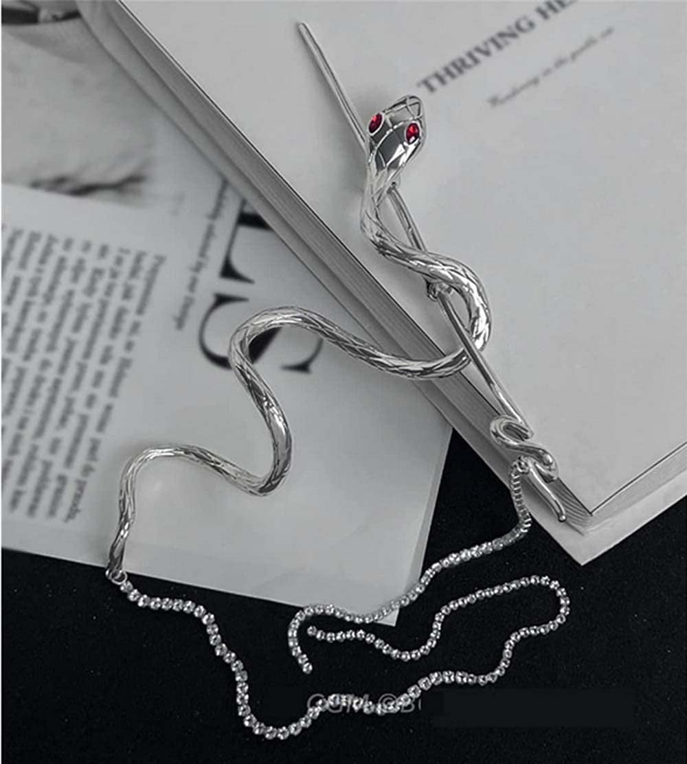 Snake Hairpin – Vintage Metal Hair Stick with Tassel Detail 
