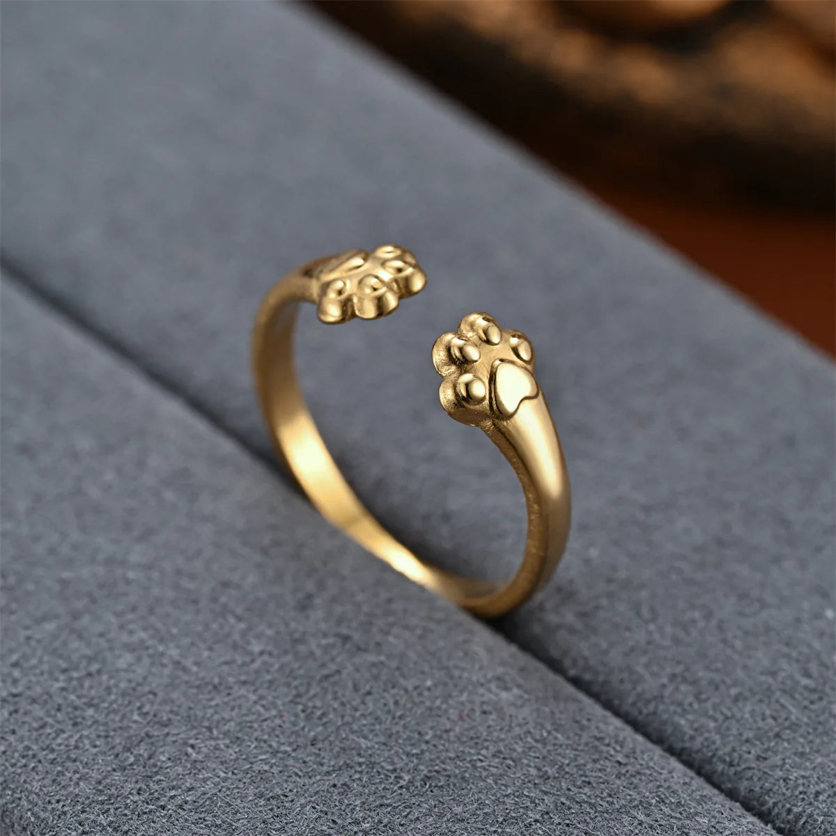 Cat Claw Statement Ring – Adjustable Stainless Steel Jewelry 🐈‍⬛✨
