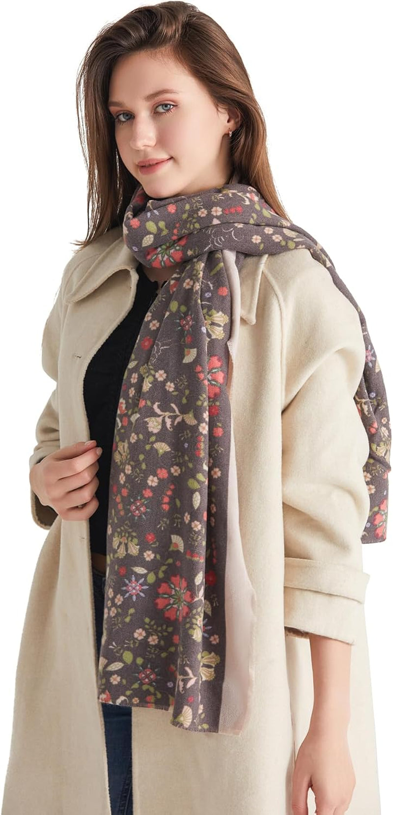 🧣✨ Classic Luxe Scarf for Women – Super-Soft Pashmina-Style Shawl & Elegant Evening Wrap 💕🌸