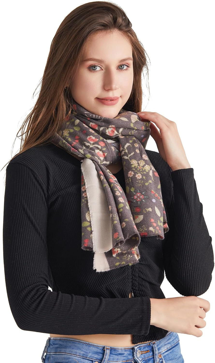 🧣✨ Classic Luxe Scarf for Women – Super-Soft Pashmina-Style Shawl & Elegant Evening Wrap 💕🌸