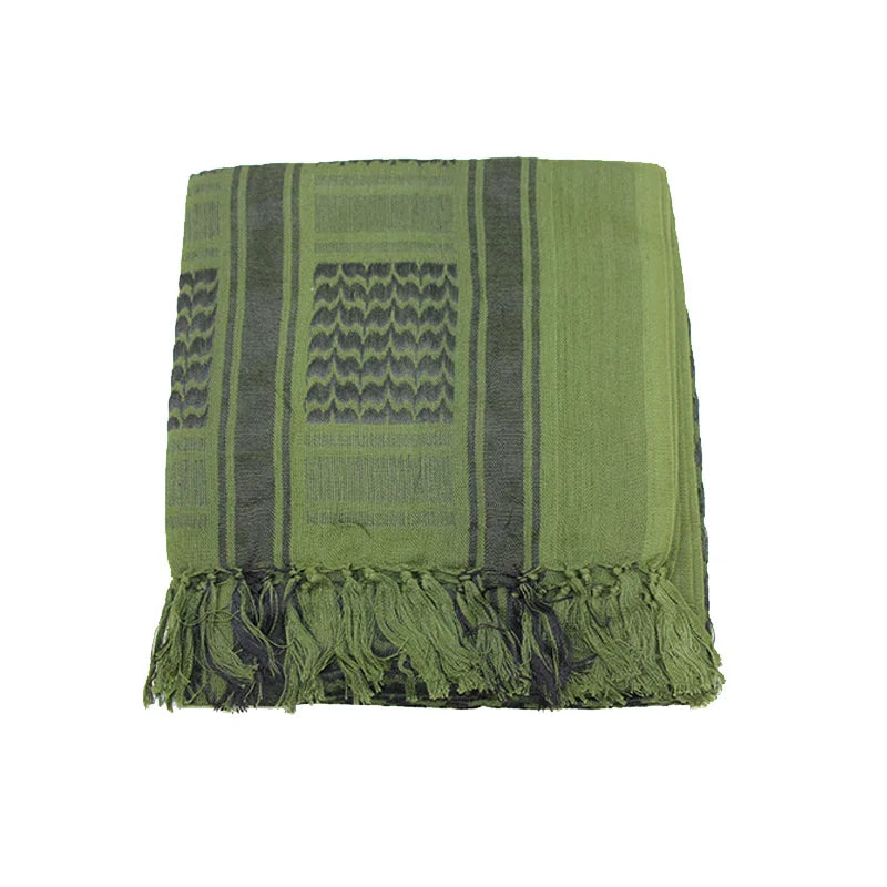 🧣🌍 Desert Nomad – Men’s Cotton Keffiyeh & Versatile Head Wrap ✨