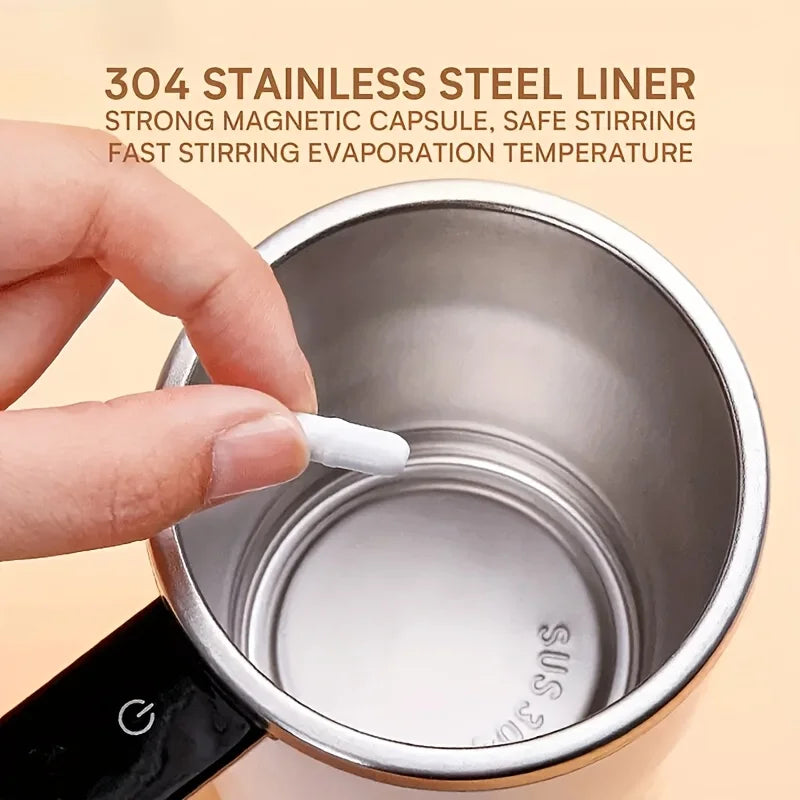 Revolutionary Smart Temperature Control Automatic Stirring Coffee Cup - Your Ultimate Rechargeable & Portable Travel Mug