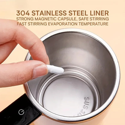 Revolutionary Smart Temperature Control Automatic Stirring Coffee Cup - Your Ultimate Rechargeable & Portable Travel Mug