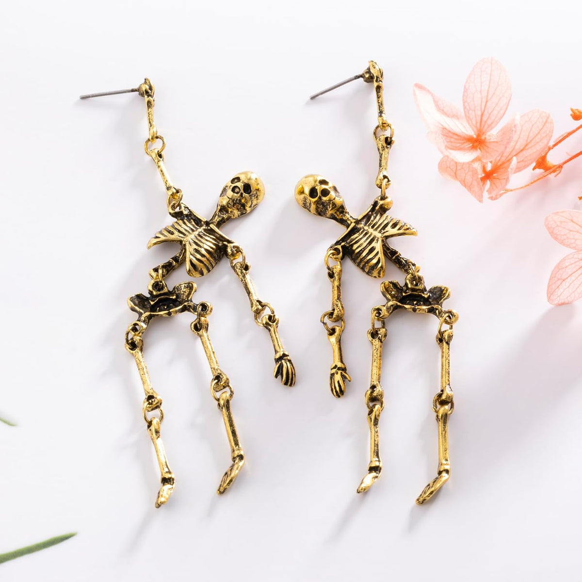 Halloween Earrings for Women Gothic Punk Skull Halloween Jewelry