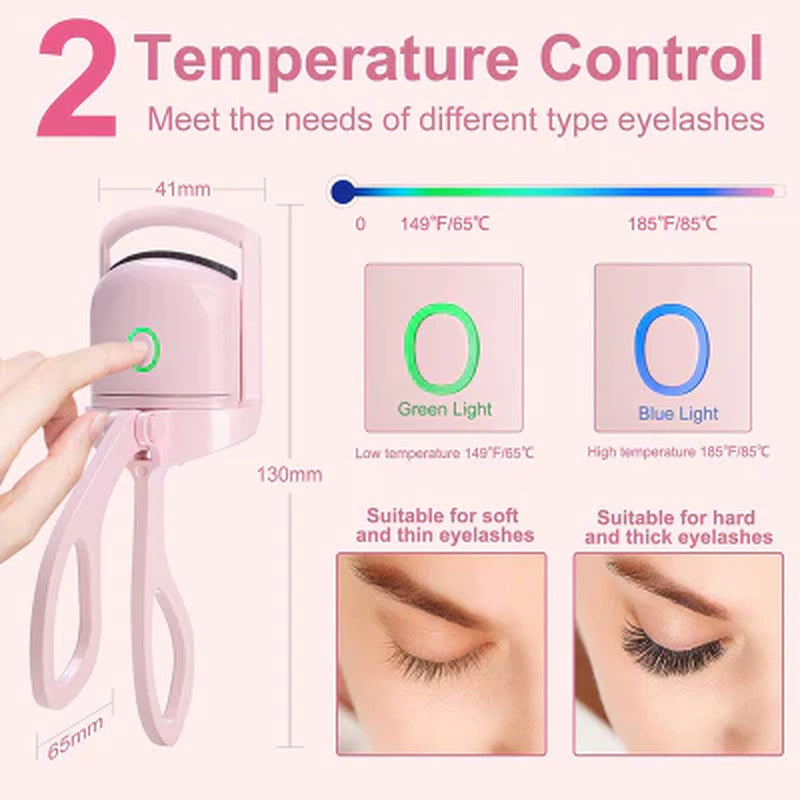 👁️✨ Ultraglow Electric Eyelash Curler – Long-Lasting Lift & Beautifully Defined Lashes 💕💄