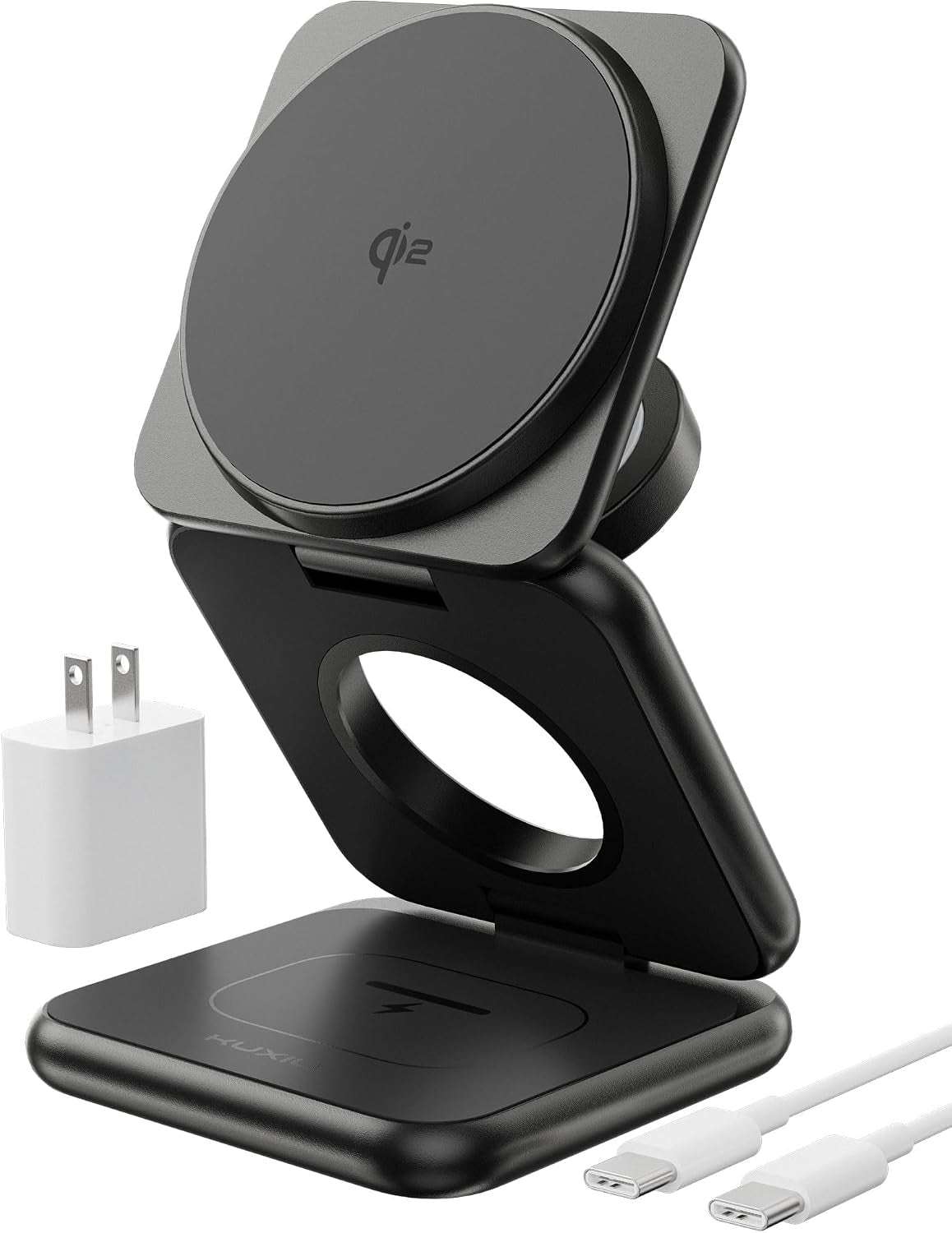 One Charger. Three Devices. Zero Clutter. – KUXIU 3-in-1 Wireless Charging Station