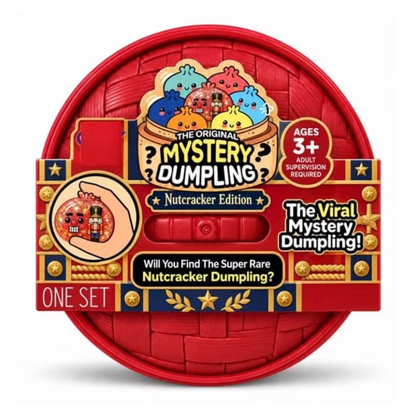 🎄 Giant Glitter Dumpling Squishy – Nutcracker Edition | Mystery Christmas Squishy Box