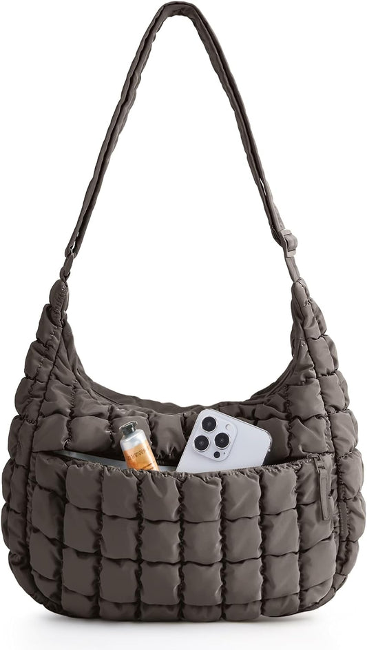 👜✨ Quilted Chic Crossbody Bag for Women – Stylish Travel Purse & Versatile Hobo Shoulder Bag 💕🌸