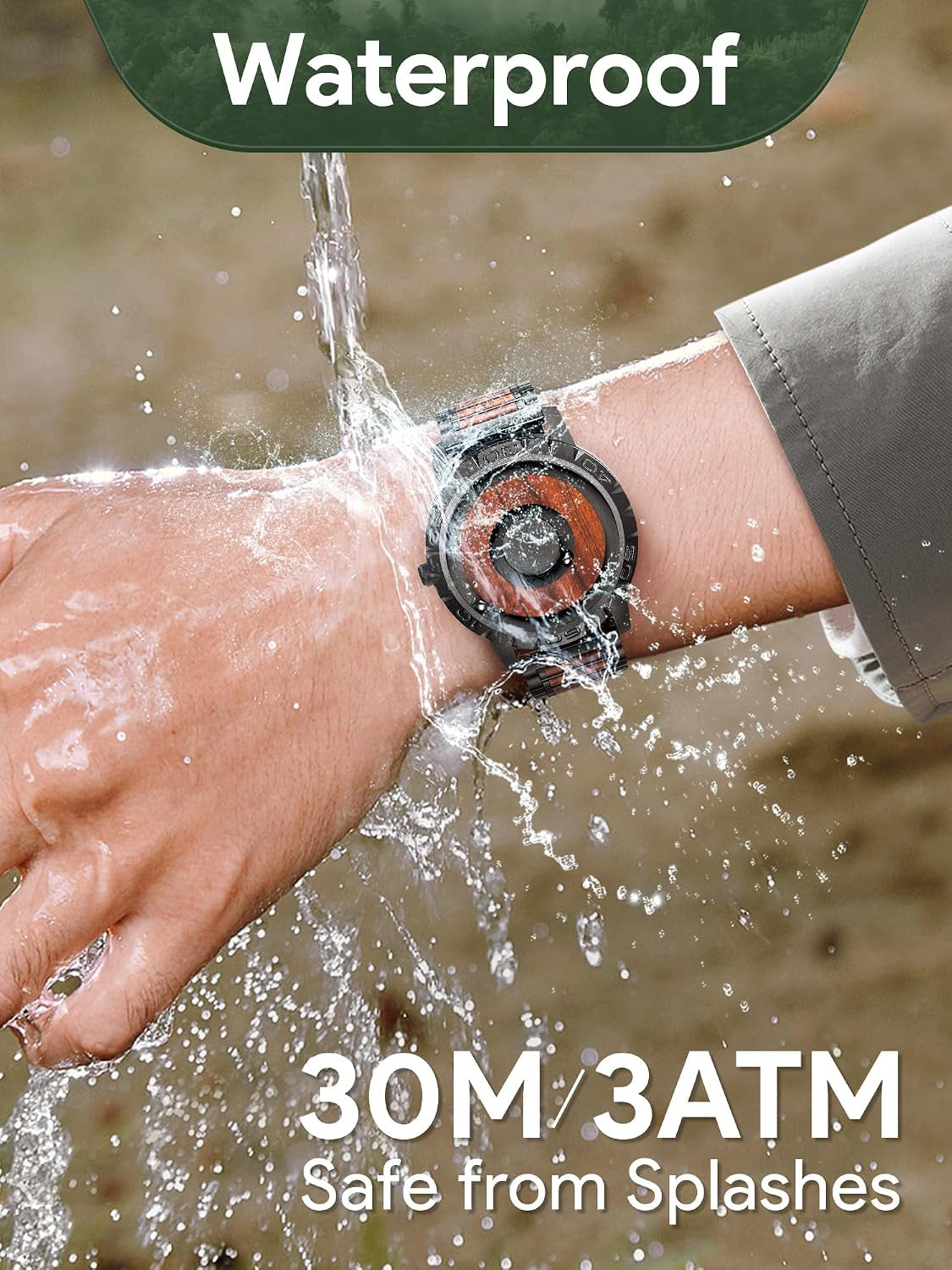 ⌚ Magnetic Floating Ball Watch – 40mm Swiss Quartz Statement Timepiece