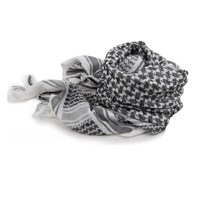 🧣🌍 Desert Nomad – Men’s Cotton Keffiyeh & Versatile Head Wrap ✨